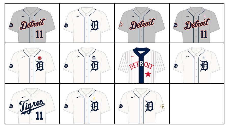 Detroit Tigers Jerseys