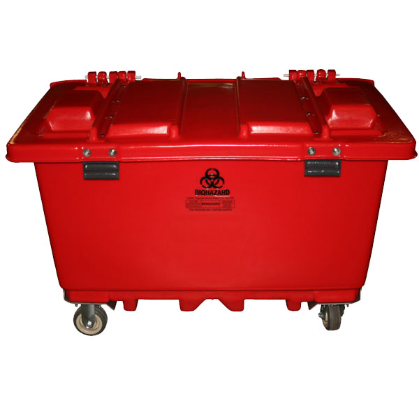 MW151 MW Series 150 Gallon Regulated Medical Waste Cart 46 x 25 x