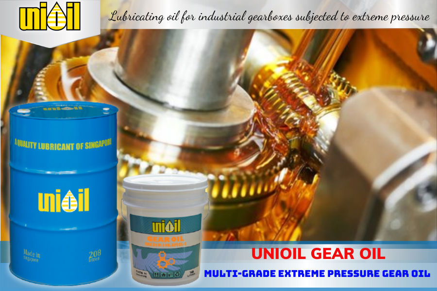 Lubricating oil for industrial gearboxes subjected to extreme pressure