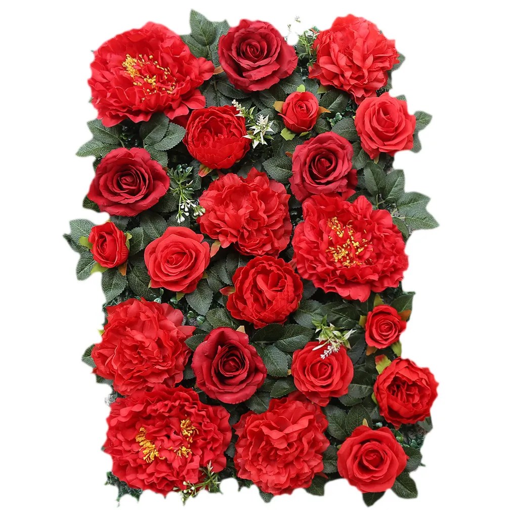 40*60cm Customized Flower Panel Artificial Event Backdrop Ningbo Union