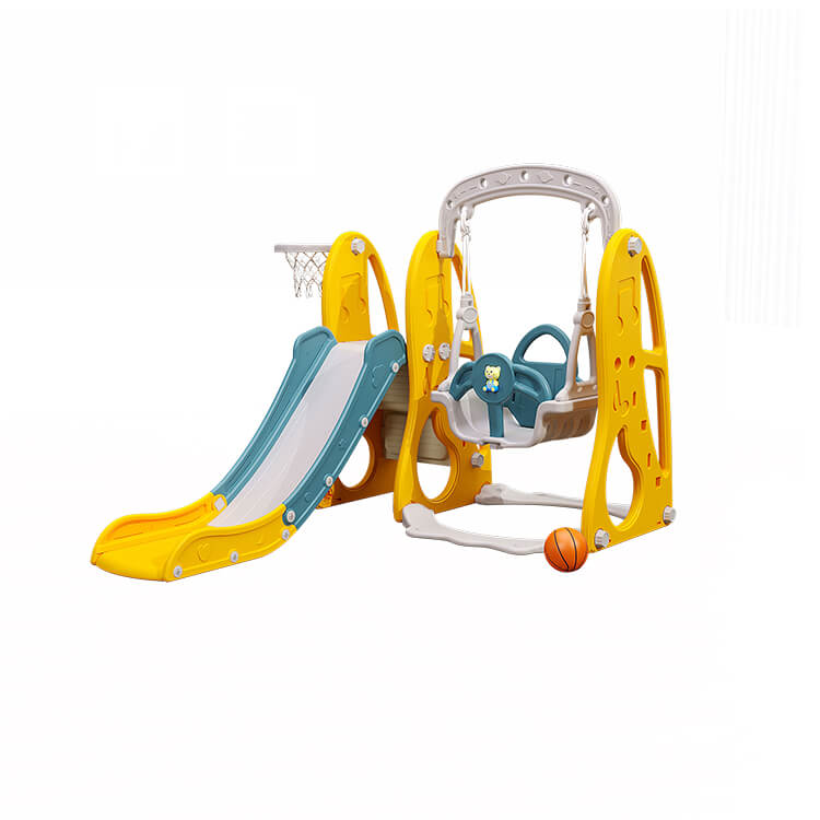 Baby slide and swing set indoor unionplay