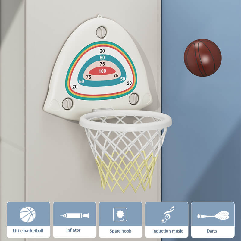 Mini Basketball Hoop Set for Kids Board Family Sports Activity Center