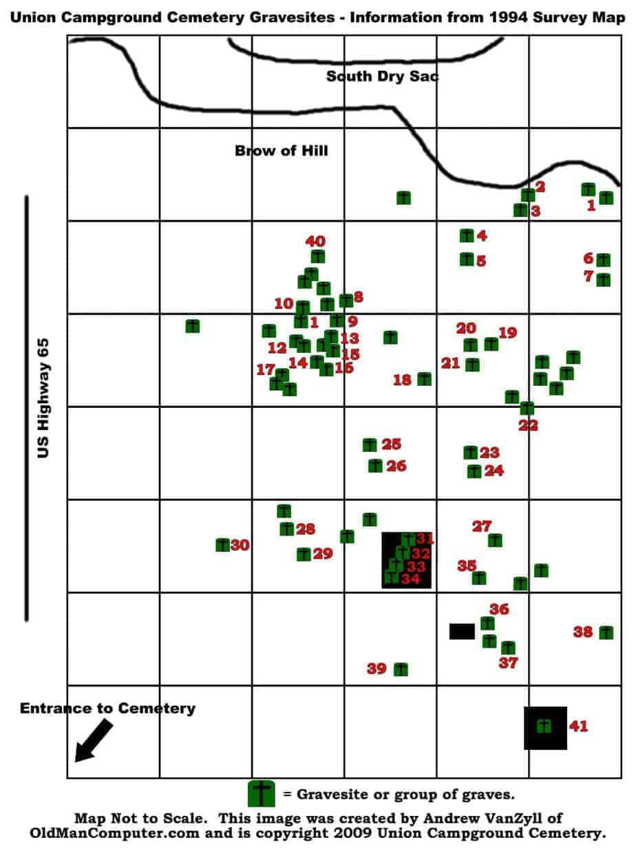 Cemetery Burial Listing Union Campground Cemetery Association, Inc.