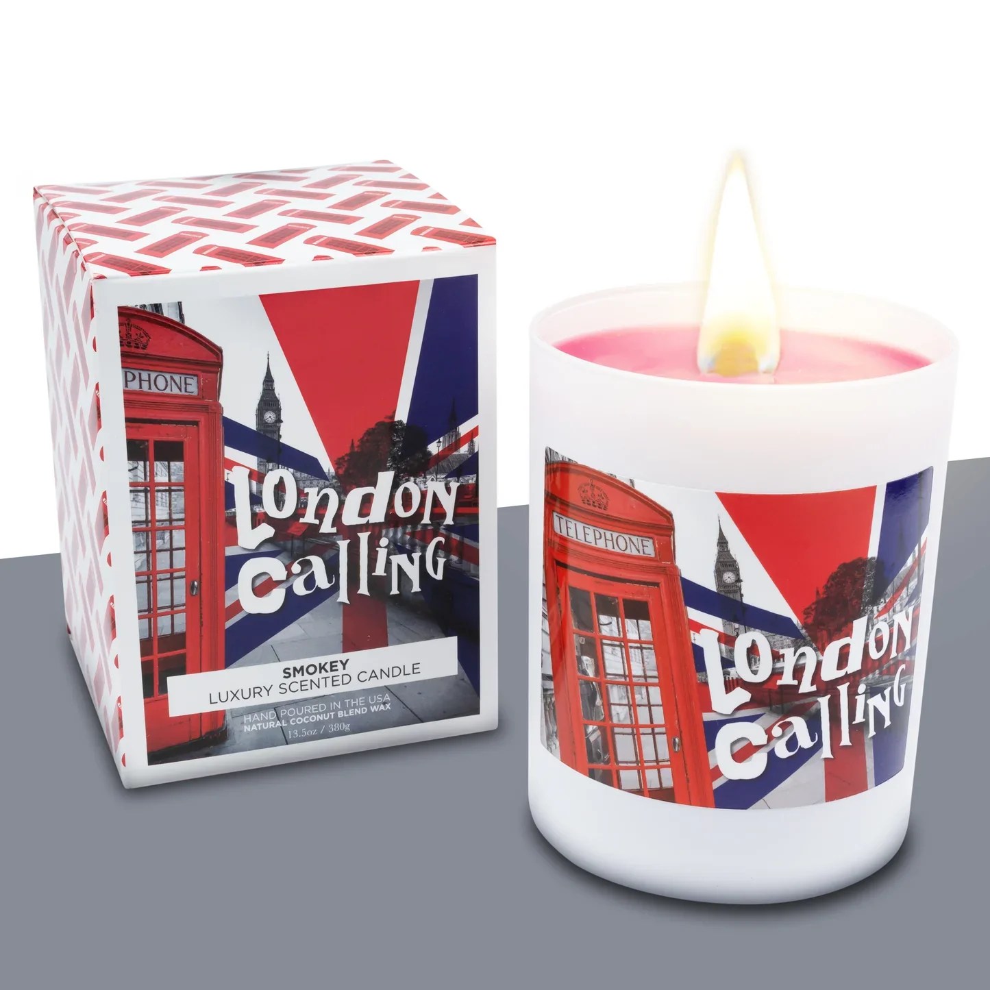 London Calling Candle Union Jack's Tea
