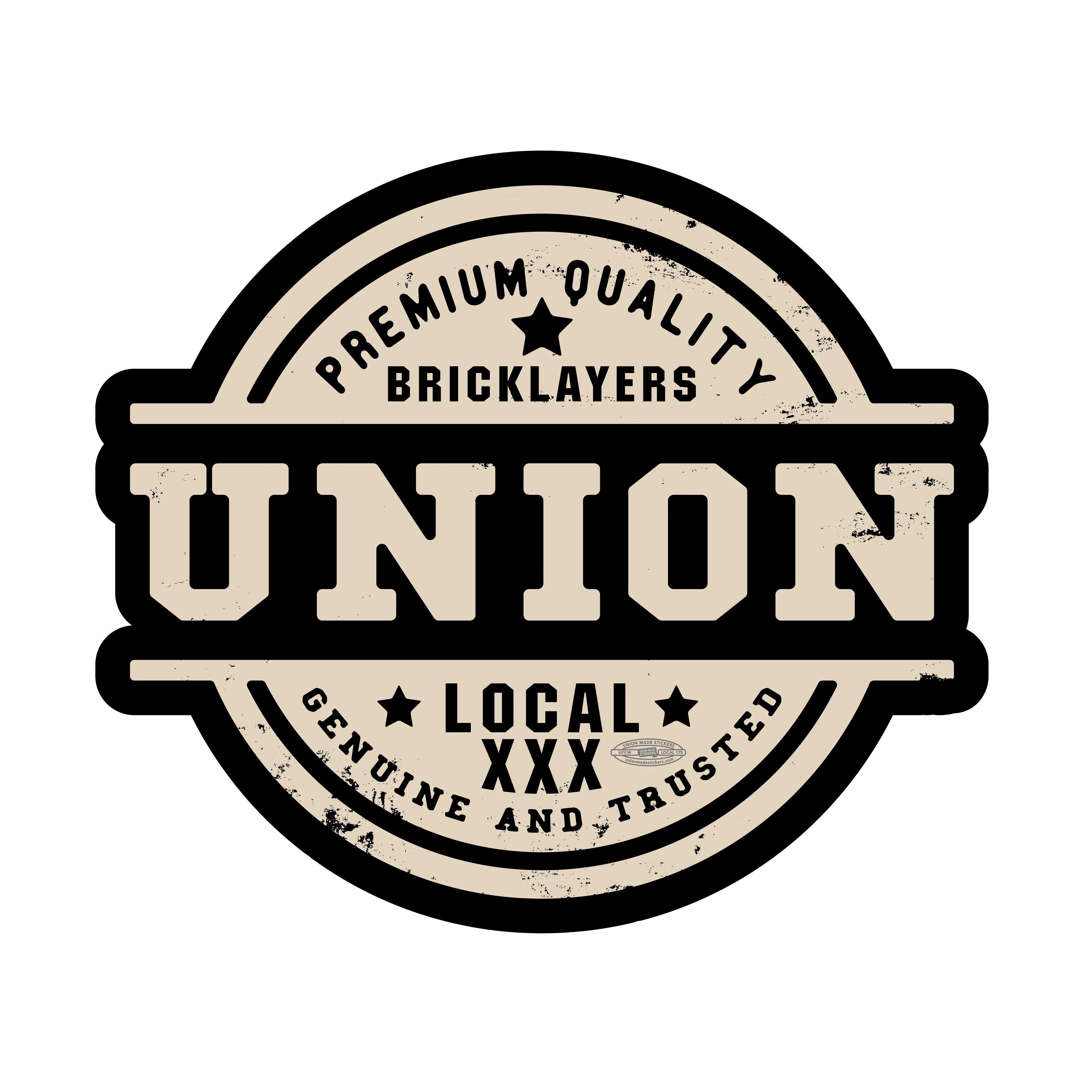 Union Union Made Stickers