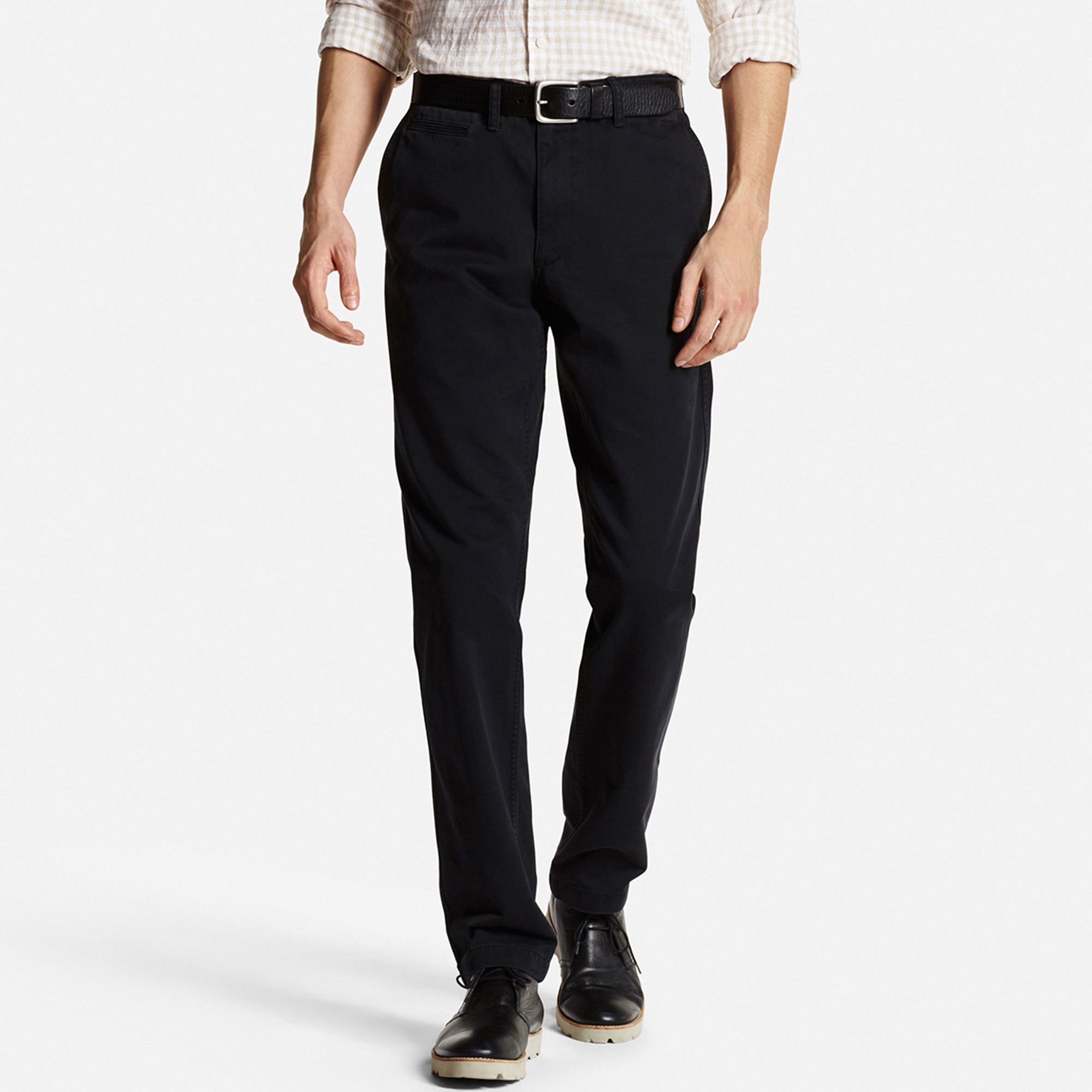 MEN Vintage Regular Fit Chino Flat Front Pants UNIQLO UK