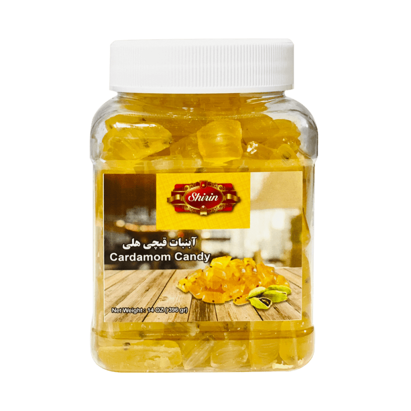 Shirin Cardamom Candy (Abnabat Gheichi) 14 oz. UNIQOP Online Persian