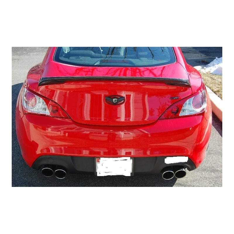 2010 2014 Genesis Coupe BBM Carbon Fiber Lip Spoiler