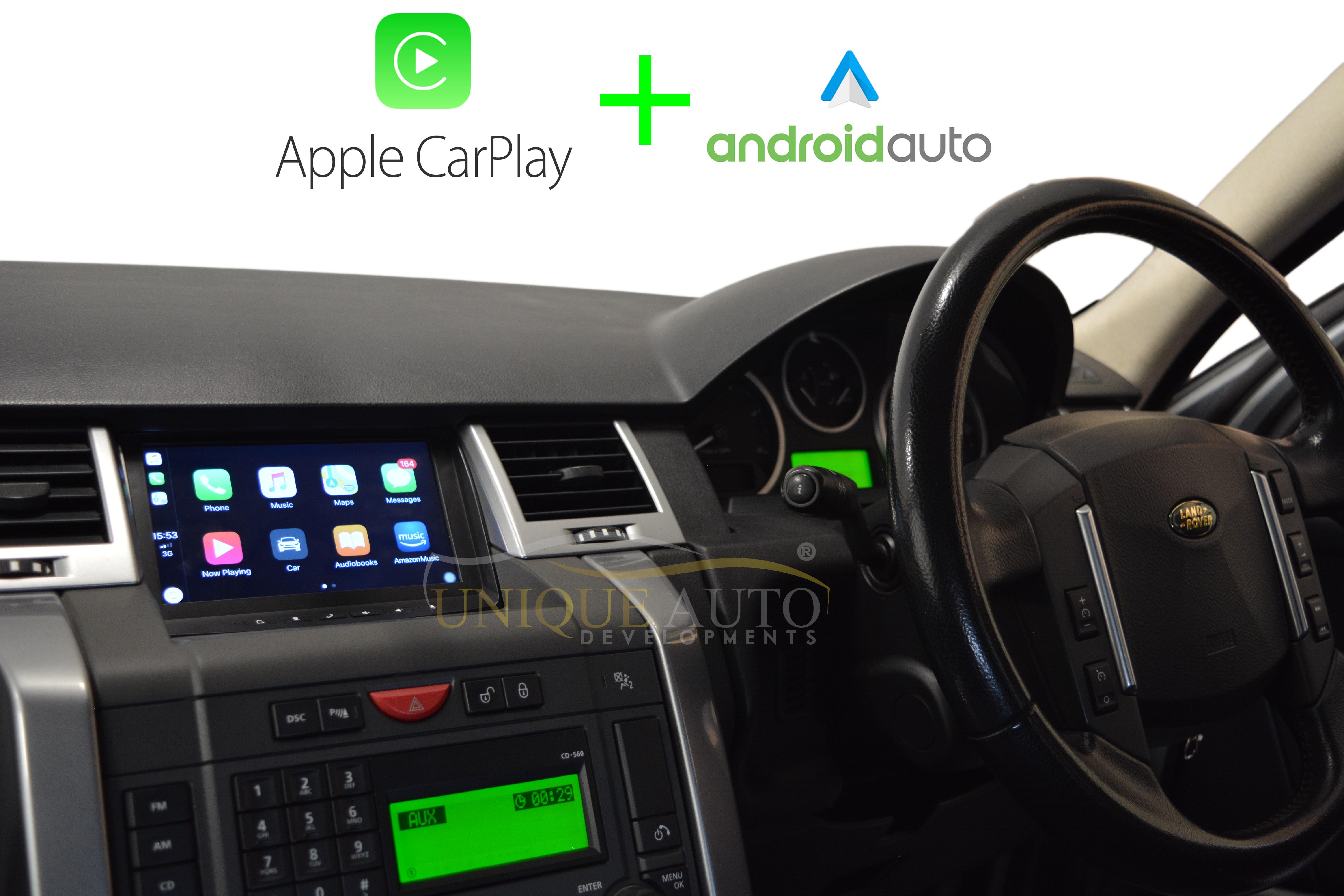 Discovery 3 Range Rover Sport Android Navigation with CarPlay and