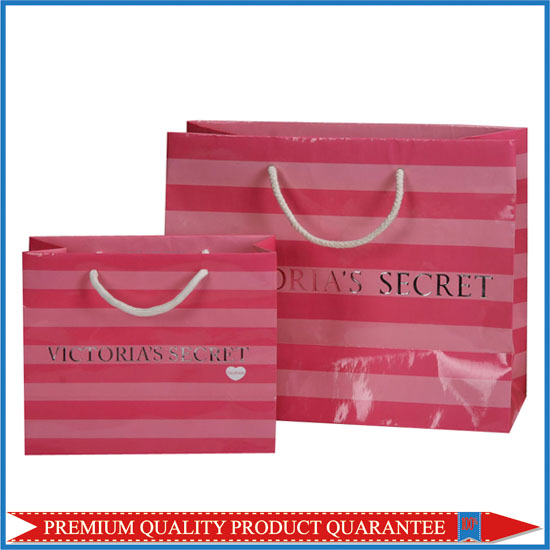 glossy paper garment bag made in China