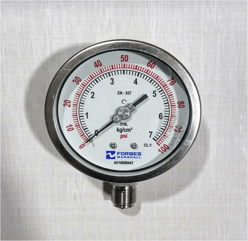 SS PRESSURE GAUGE (FORBES MARSHALL) Unique Control System