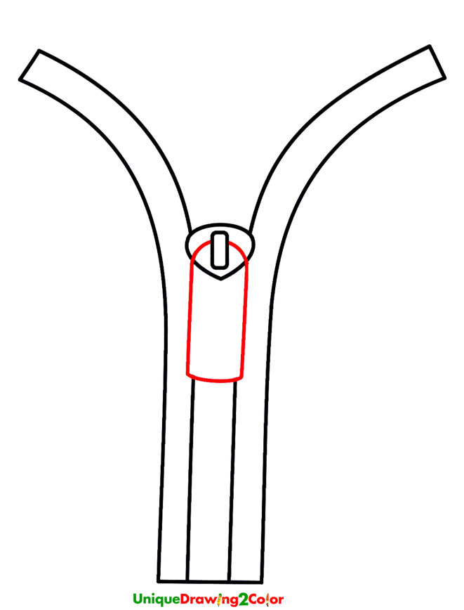 How to Draw a Zipper (Step by Step Drawing Guides)