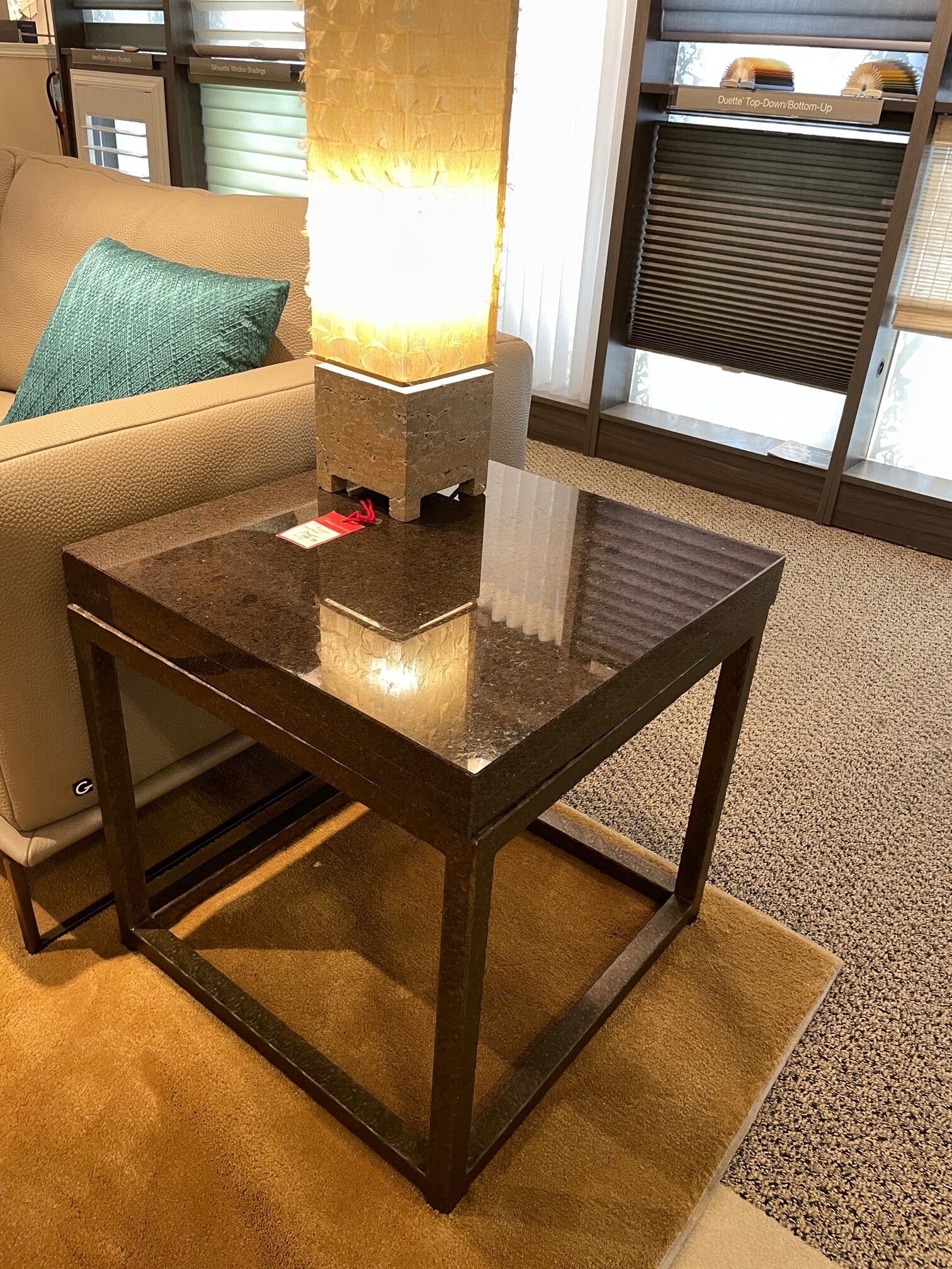 Granite End Table Unique Interiors