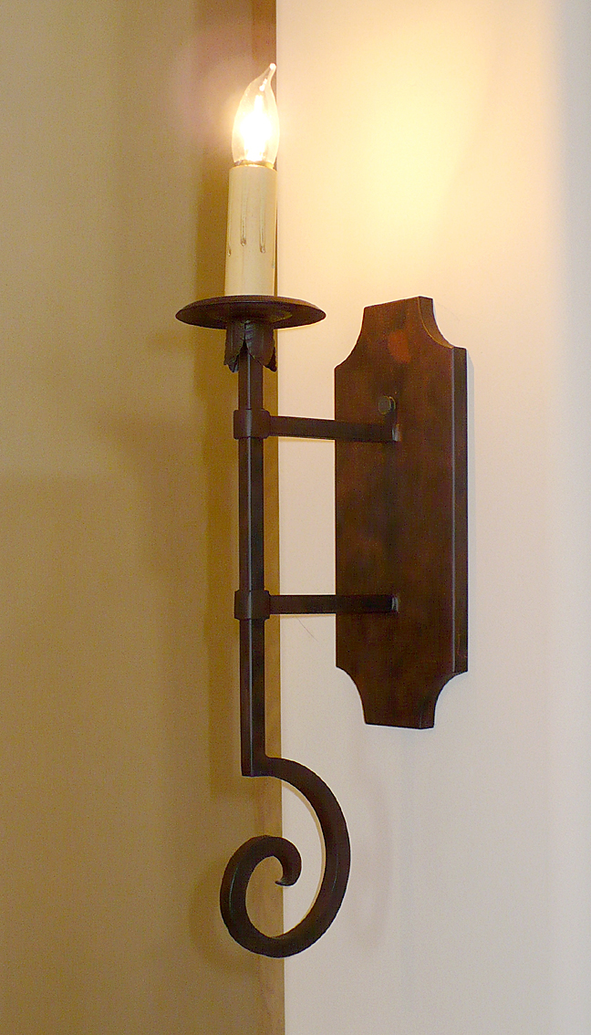 Spanish Style Iron Sconce IN017 Unique Iron Lighting