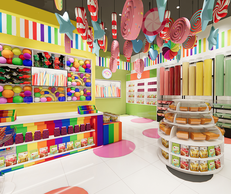 New style custom made candy shop furniture