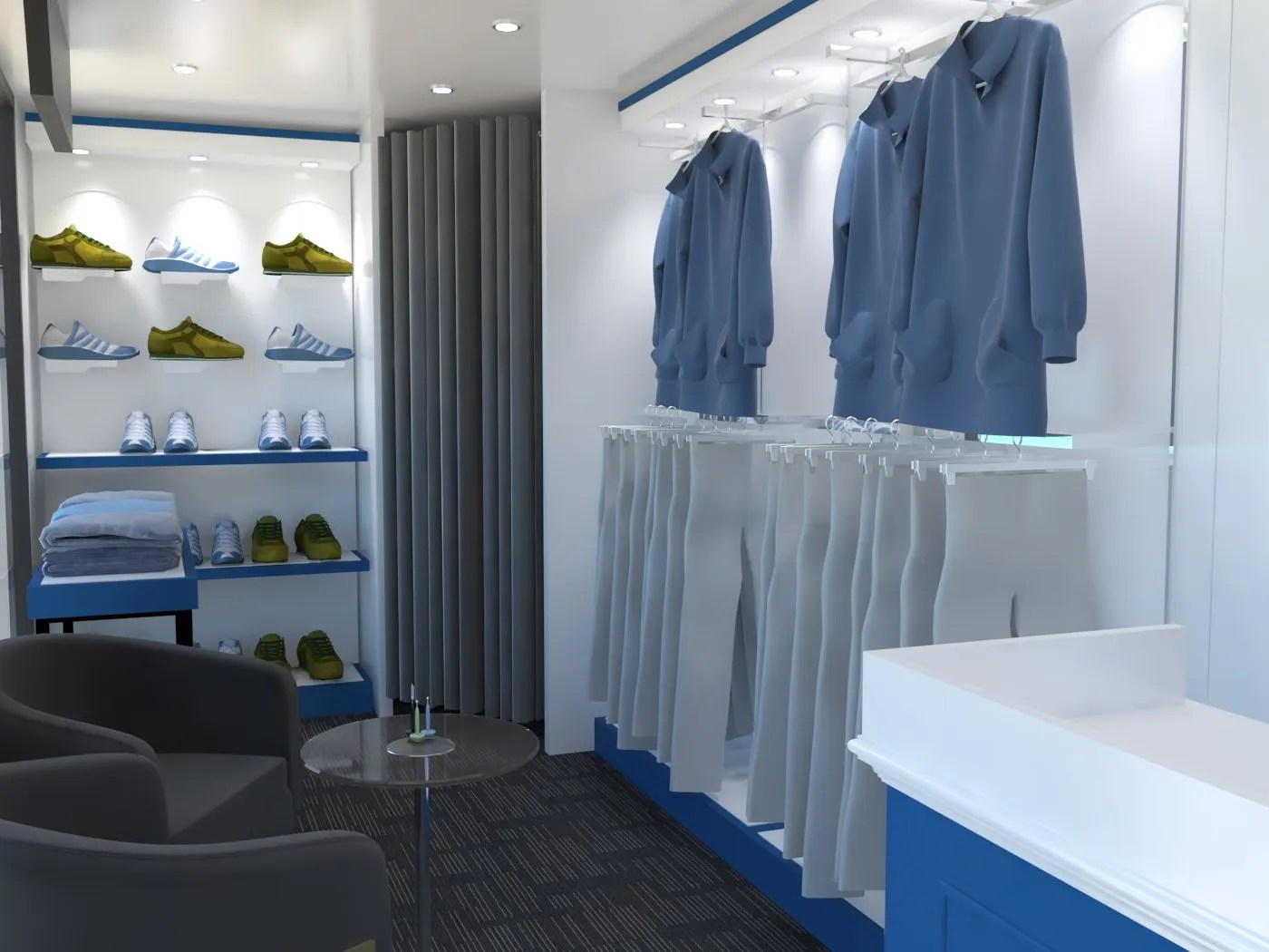 Creative Shipping Container Clothes Shop Custom Retail Clothing Store