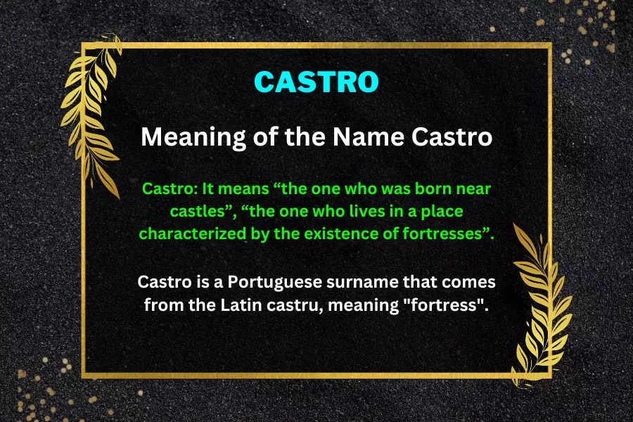 Castro » Unique Last Name