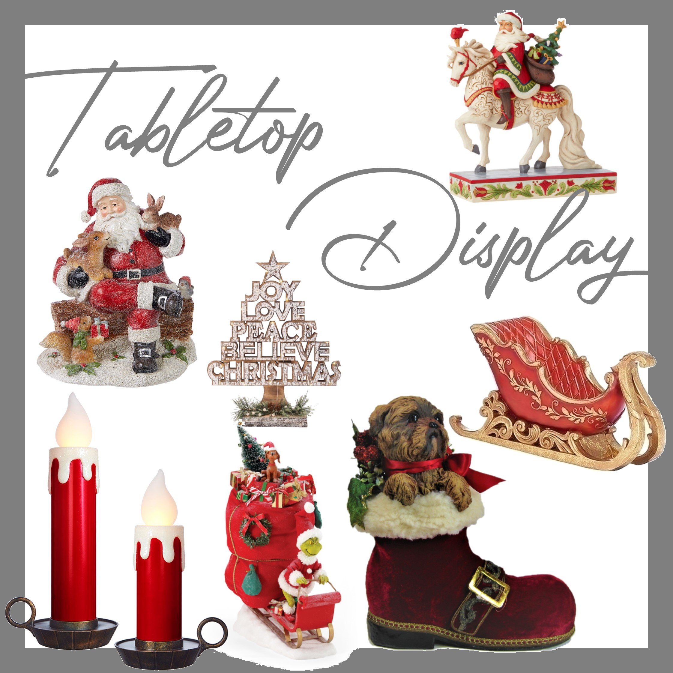 Tabletop display Uniquely Christmas