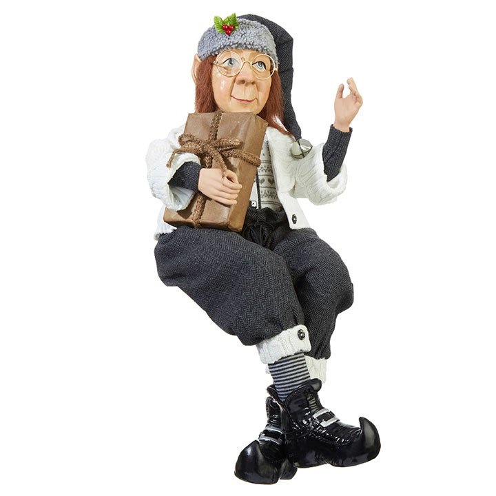 Sitting elf 75cm Uniquely Christmas