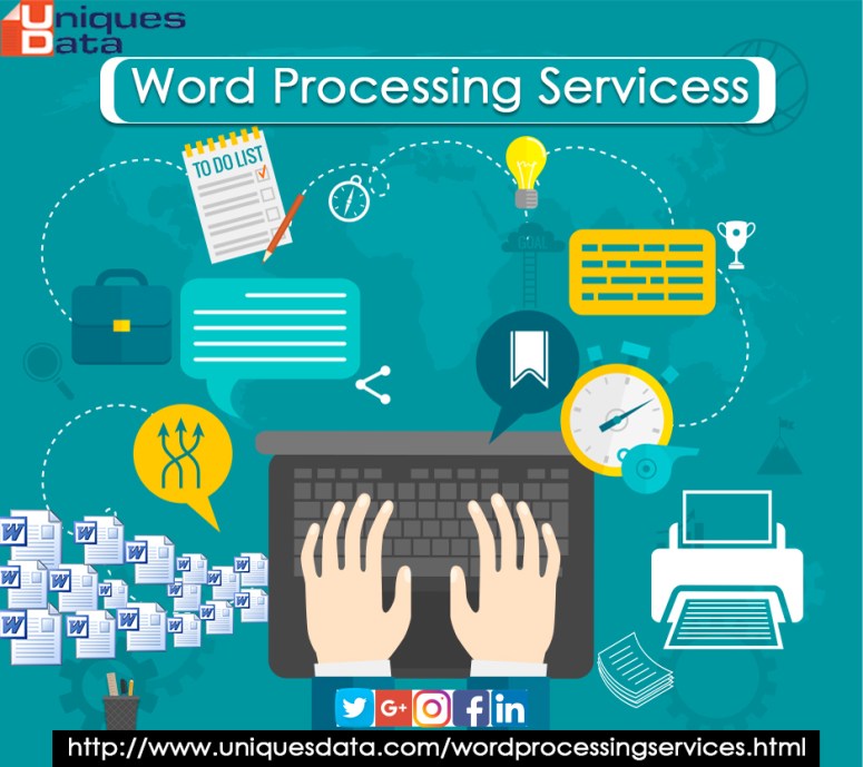 Different Types of Word Processing Services Outsource Data Entry Services