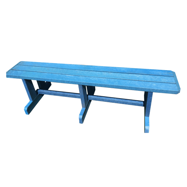 Fancy Bench without Backrest Unique Timber Plastics
