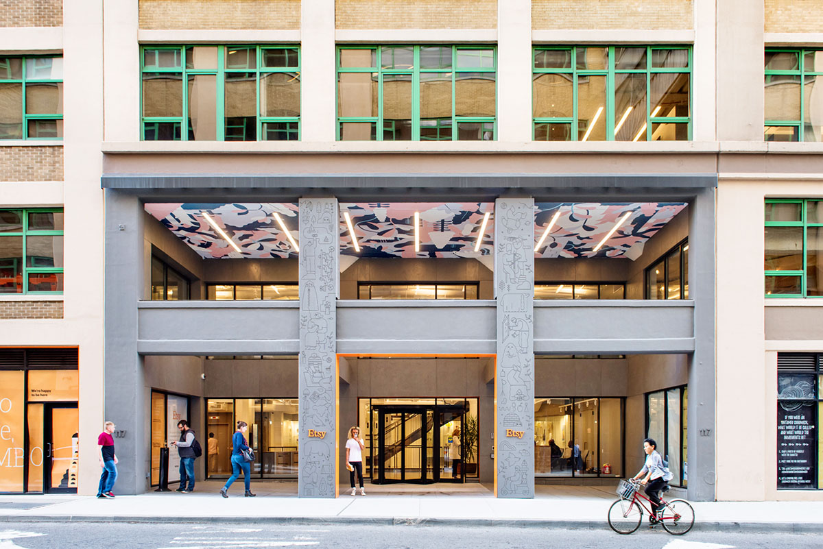 The Most Creative & Artistic Office Space Etsy Headquarters Unique