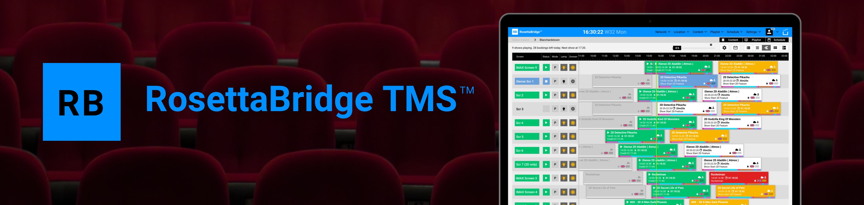 RosettaBridge Theatre Management System The Cinema’s Operational Hub