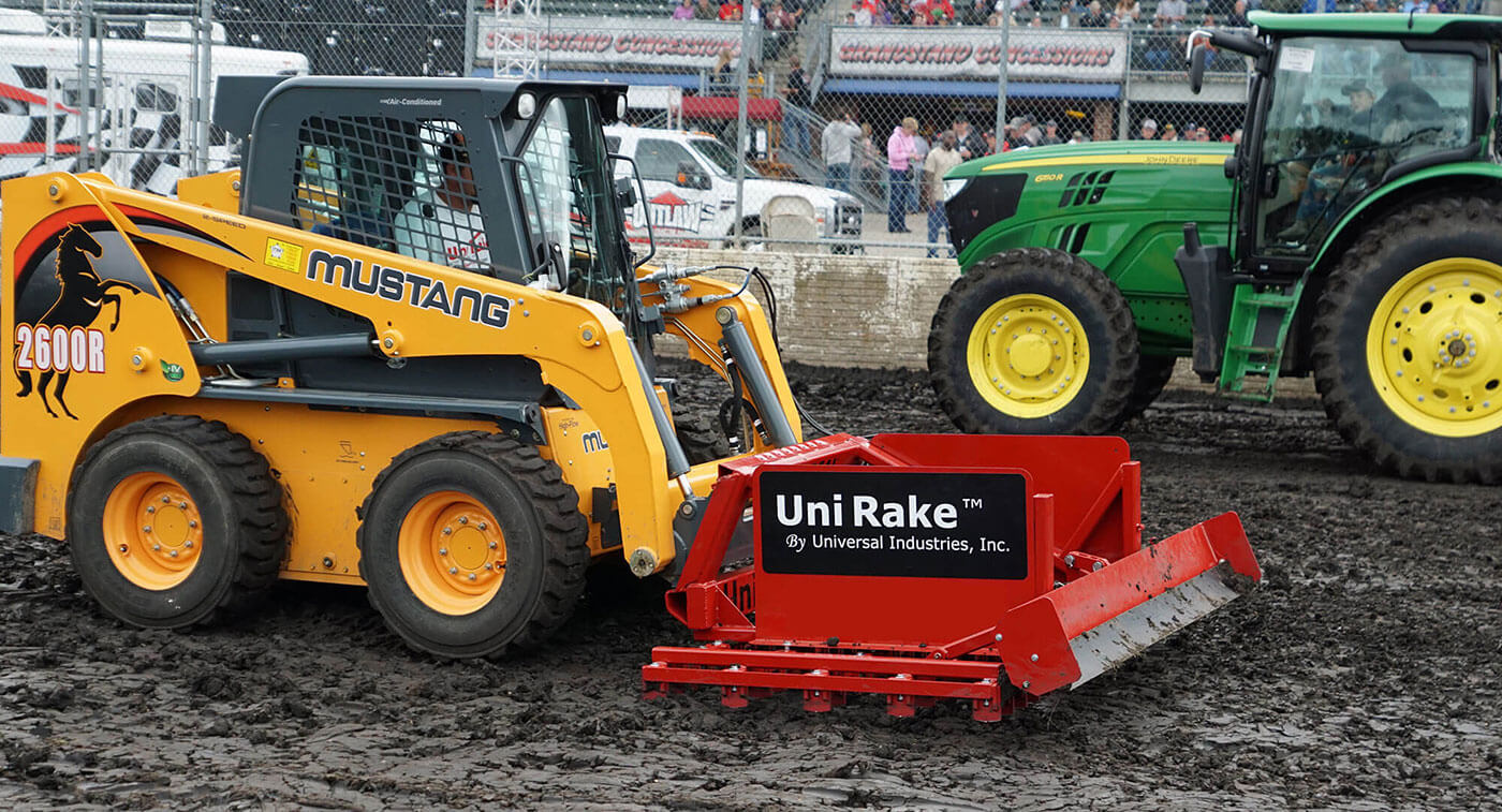 UniRake® by Universal Industries® Dirt Rake Attachment