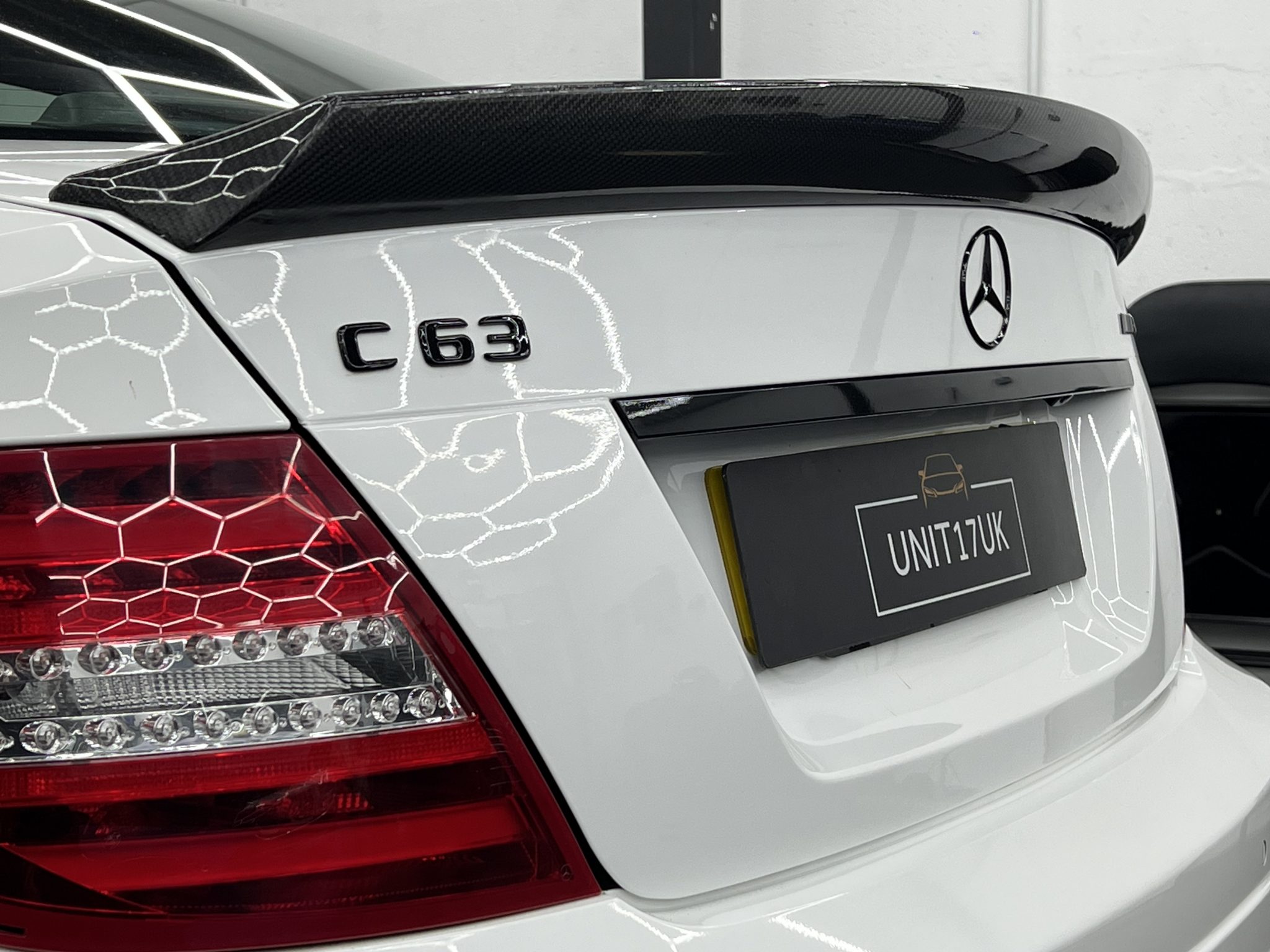 Mercedes C63 AMG Coupe W204 Carbon Fibre Spoiler Unit 17 UK's