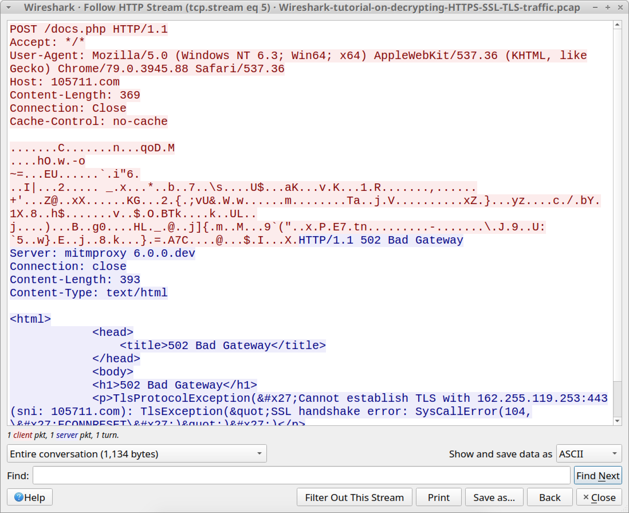 How to decrypt ssl wireshark with server certificate lkekr