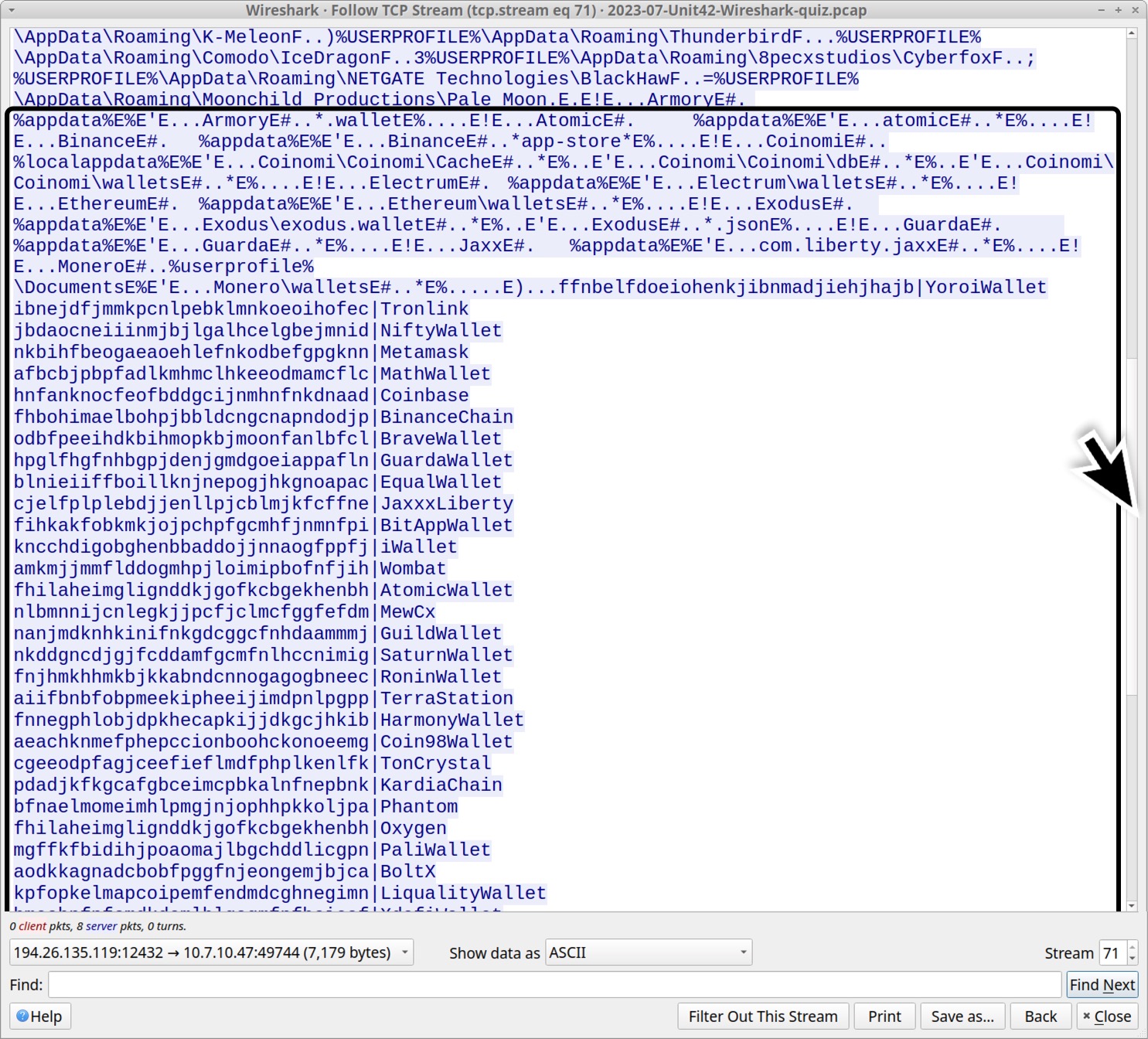 RedLine Stealer Answers to Unit 42 Wireshark Quiz