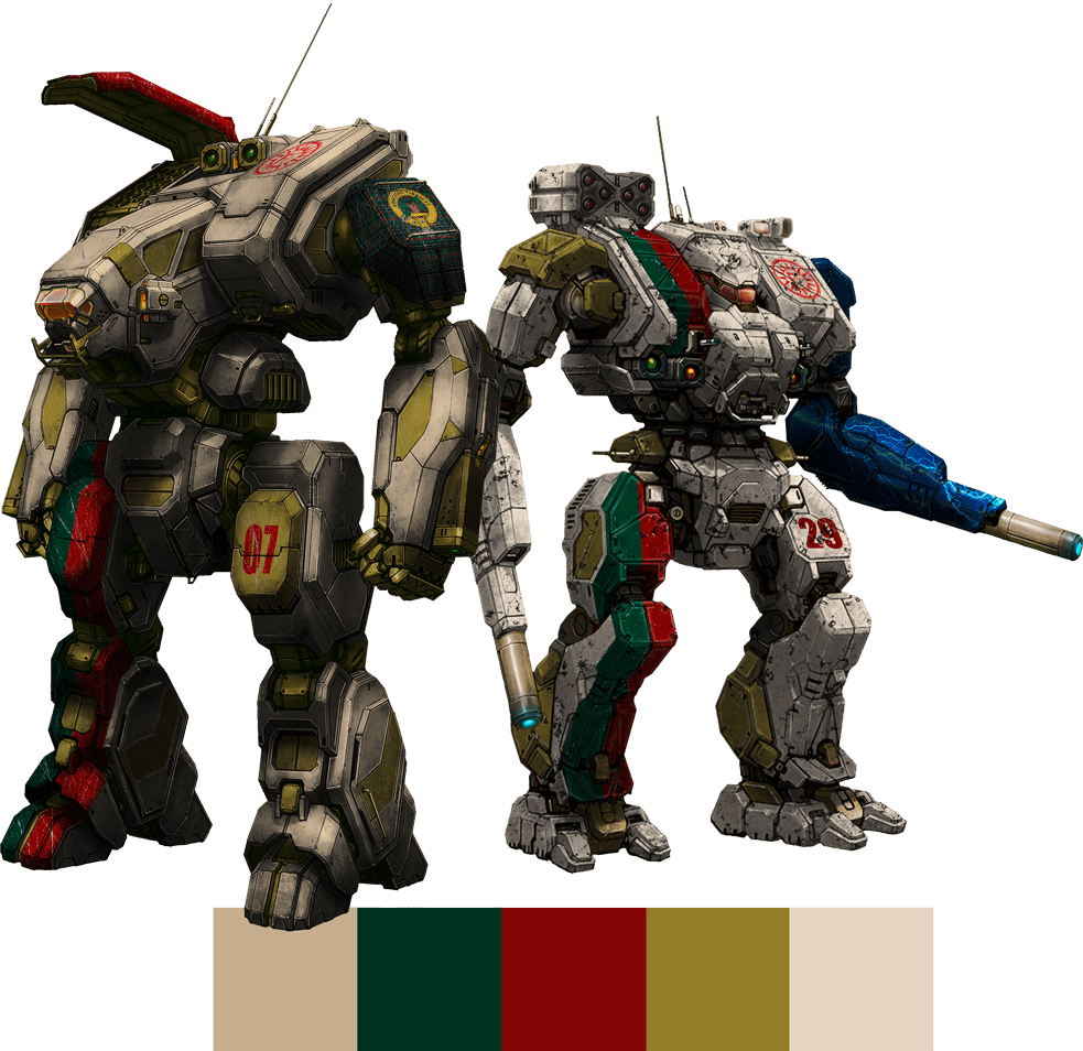 Fighting Fringers Unit Color Compendium