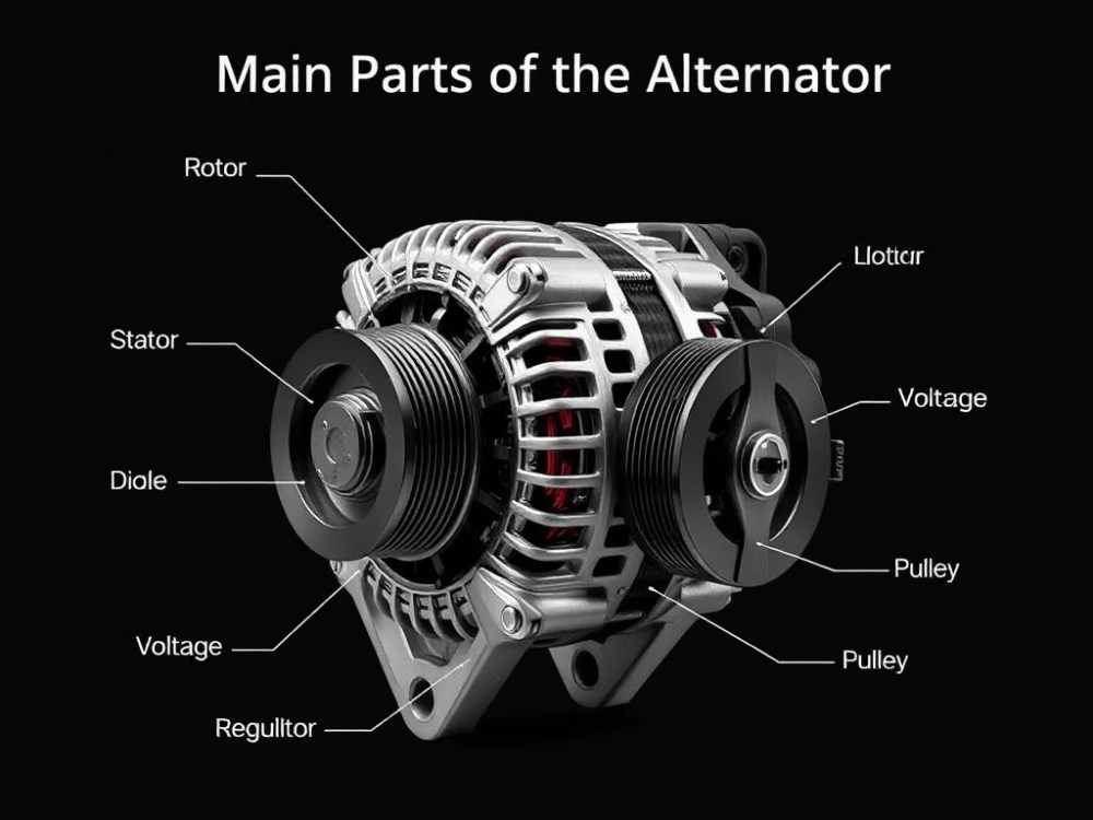 Parts of an Alternator and Their Functions UnitechMotor