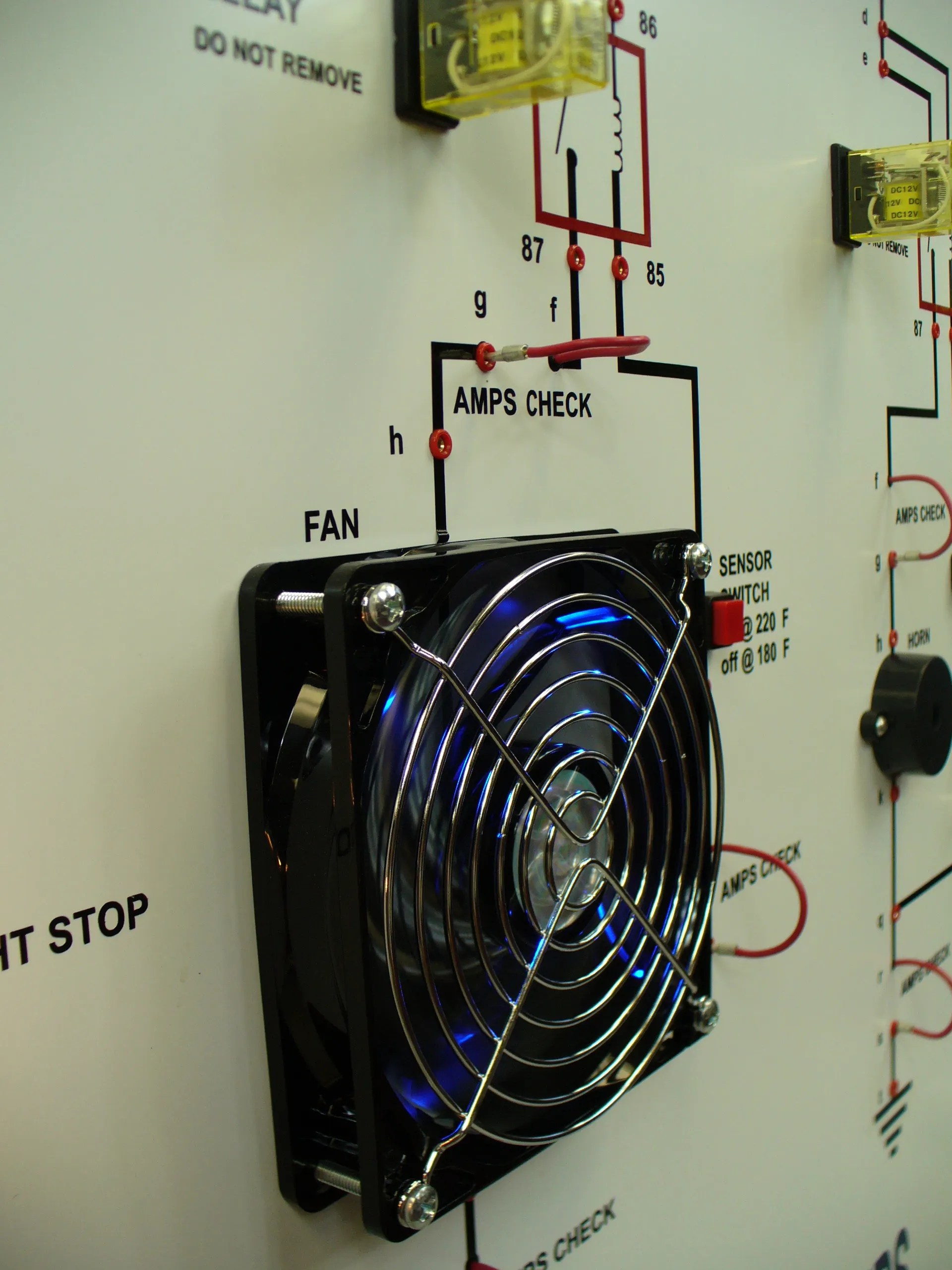 Cooling Fan Circuit Automotive Electrical Training Aids