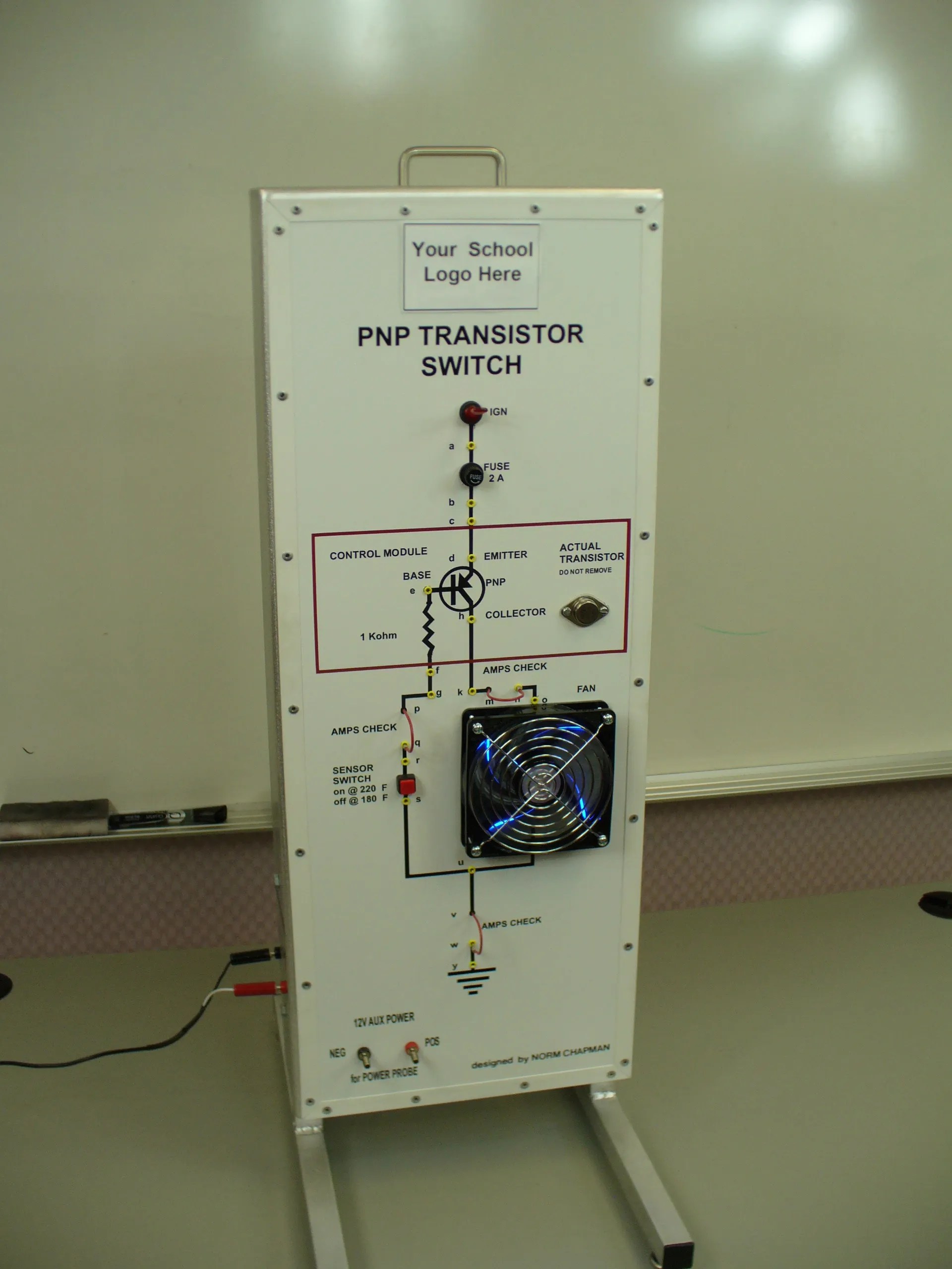 PNP Transistor Circuit Automotive Electrical Training Aids