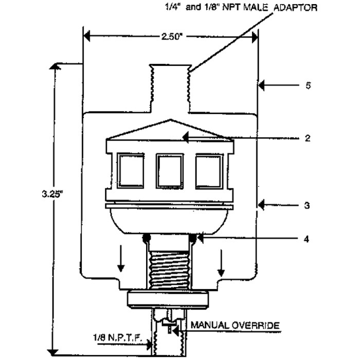 FD333 Float Drain United Filtration Systems Inc