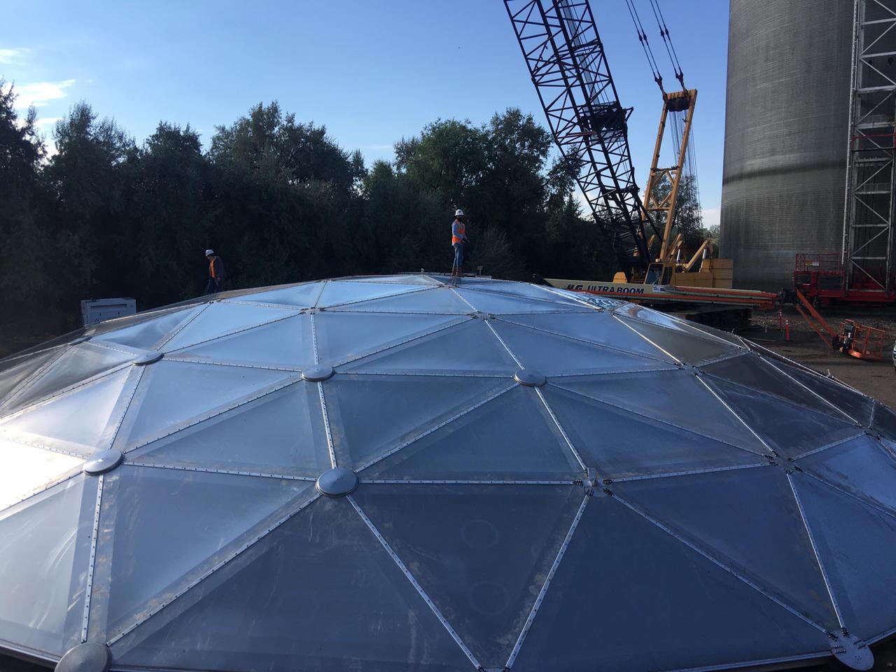 UIG EVERDOME AWWA D10810Std Aluminum Dome Roofs UIG Tanks