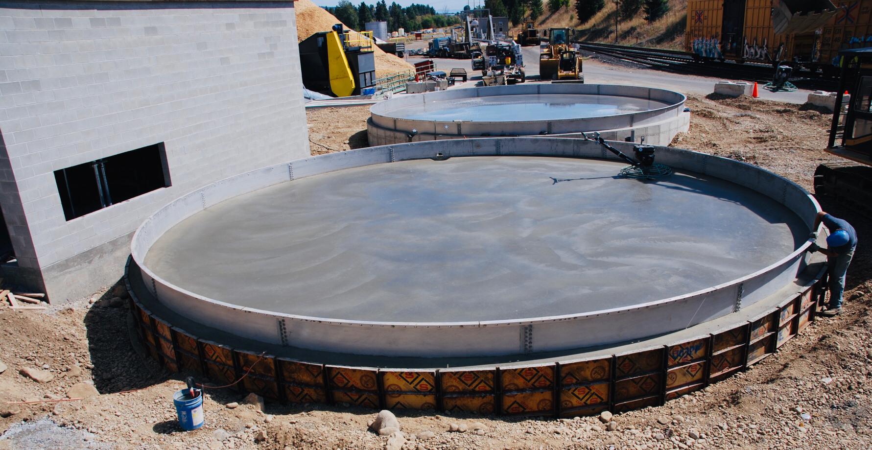 Installing an embedded ring for a bolted tank in WashingtonState UIG