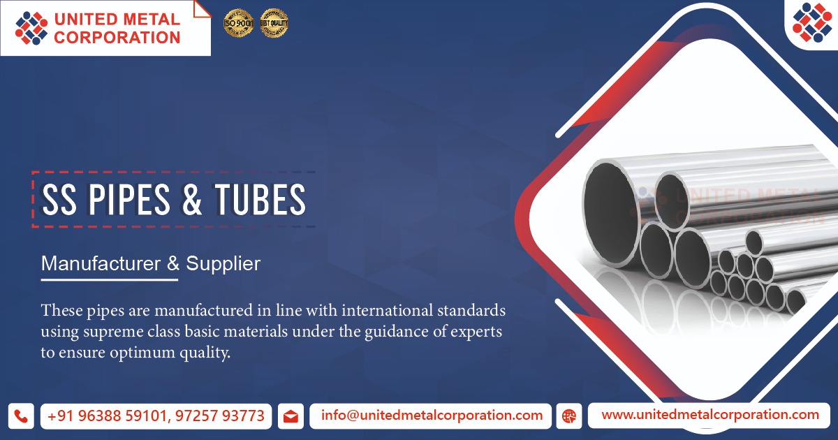 SS Pipes & Tubes Suppliers in Ahmedabad, Gujarat, India United Metal