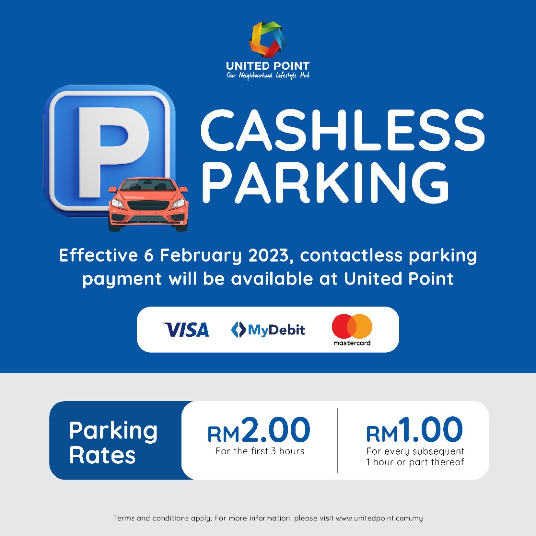Ticket & Cashless Parking & Complimentary Parking United Point