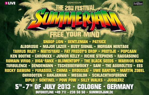 summerjam festival 2023 line up Summerjam 2013 Final Lineup Confirmed United Reggae