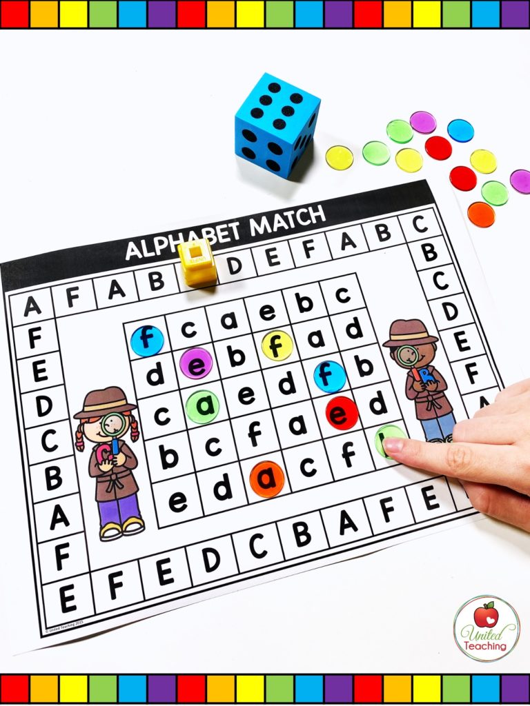 Printable Letter Recognition Games United Teaching