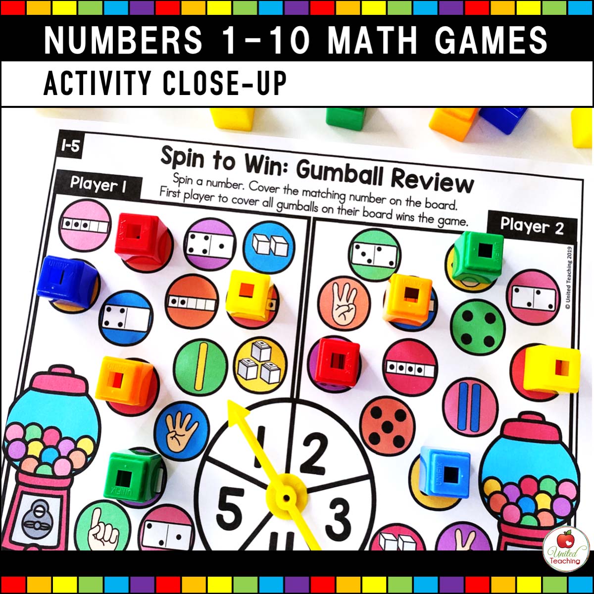 Numbers 1-10 Counting and Number Sense Games and Activities - United