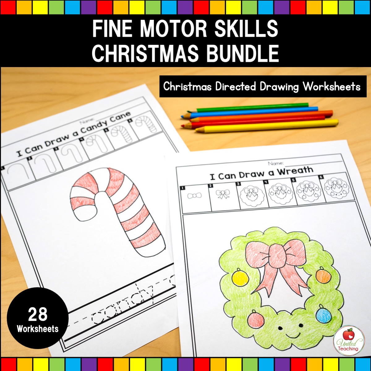 Christmas Fine Motor Skills Bundle United Teaching Christmas Fine Motor Skills Bundle United Teaching