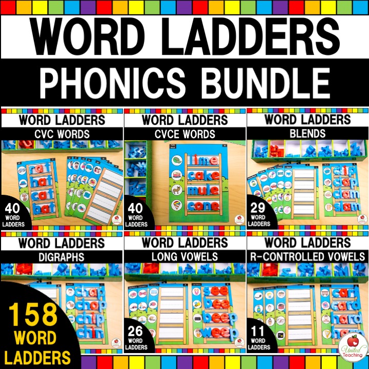 Word Ladders Phonics Bundle United Teaching