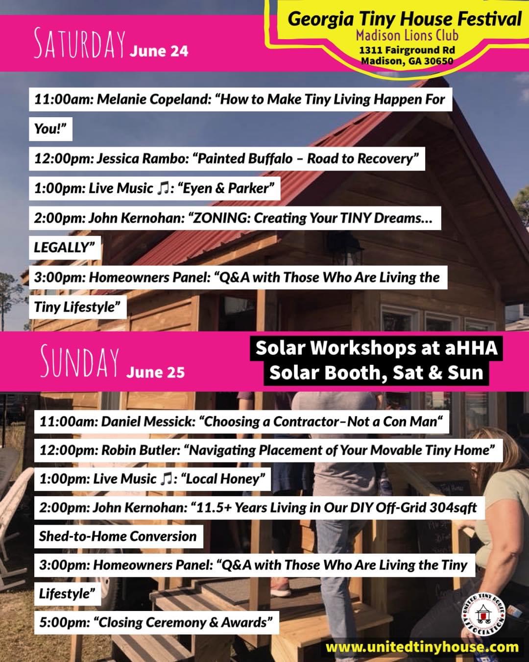 A Downloadable Version of the 2023 Schedule Will Be Available HERE