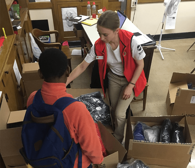 United Way Coat Donation Warms Hearts at Casimir Pulaski High School