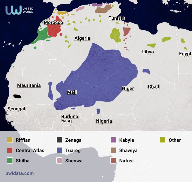 Berbers In Africa Map The Berber factor in African geopolitics