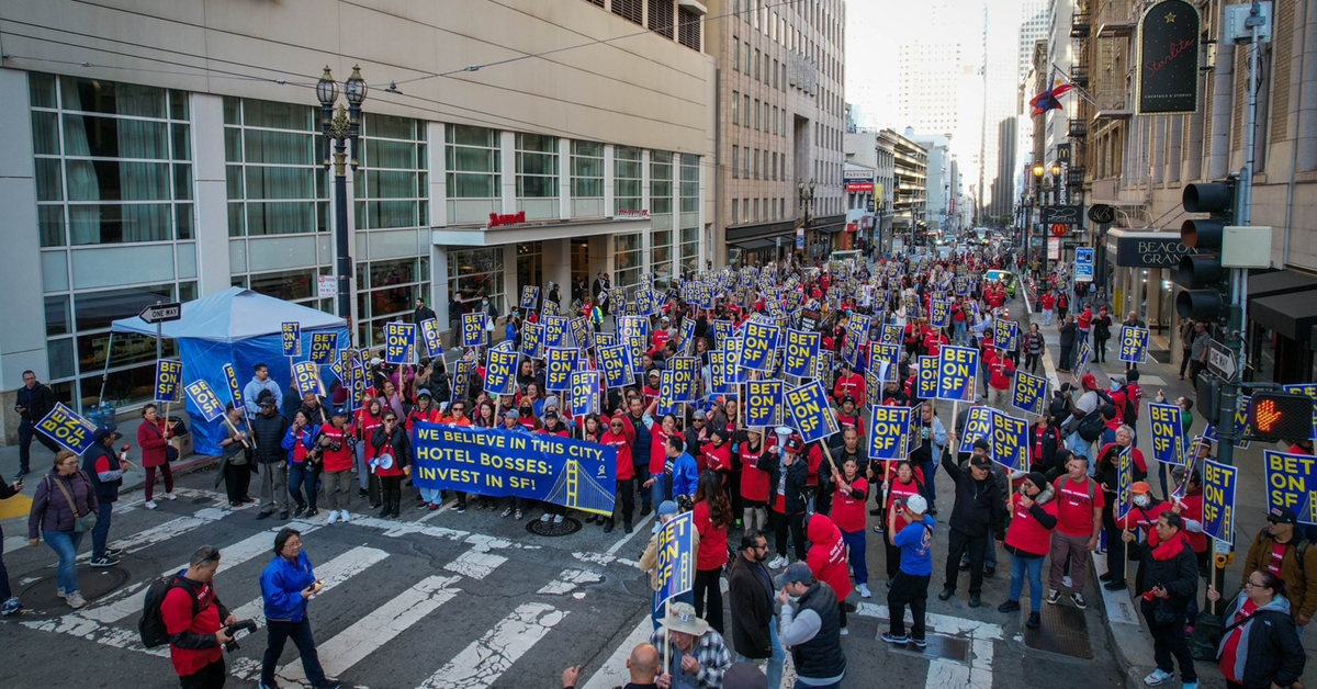 85 Striking Hotel Workers Arrested in San Francisco Protest; Workers