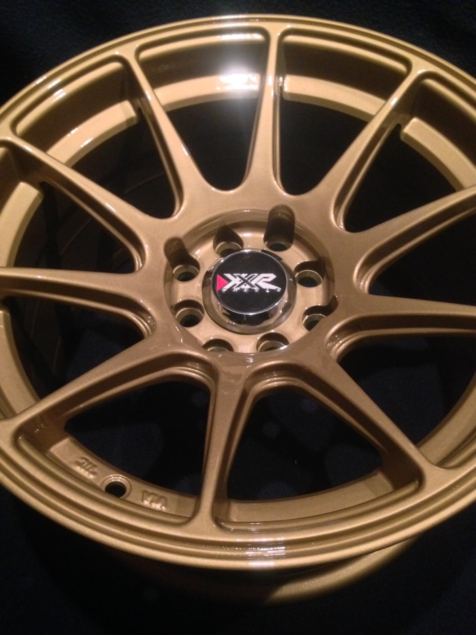 Sun_Gold_Metallic_Rim Unit F14 Powder Coating